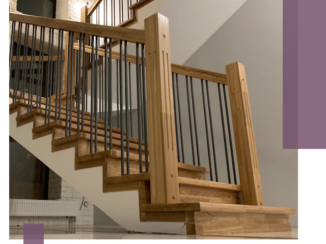 Реставрация деревянных и металлических лестниц в Северске