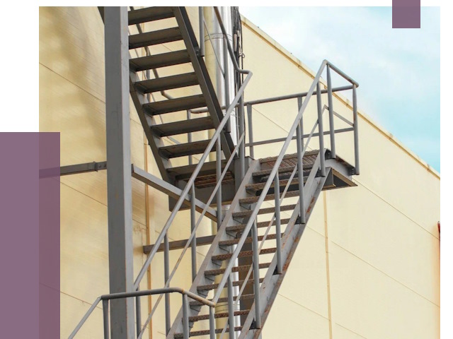 Пожарные лестницы в Северске от 12474 руб. — монтаж и продажа | ПРОЛЁТ-Свк