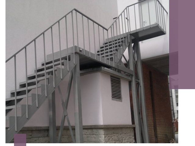 Монтаж пожарных лестниц под ключ в Северске с гарантией качества