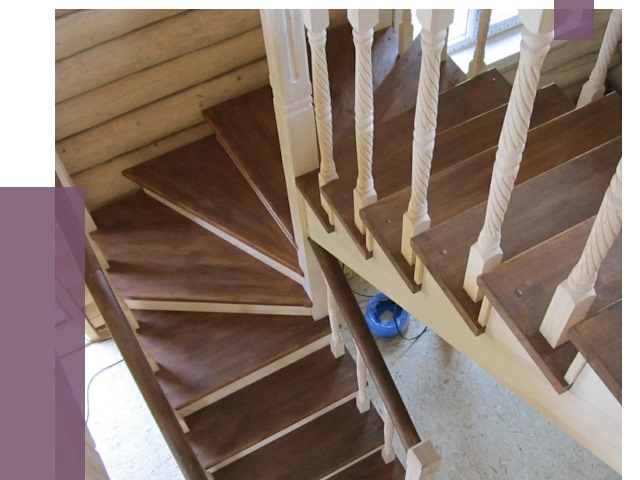 Реставрация деревянных лестниц в Северске от 4366 руб.