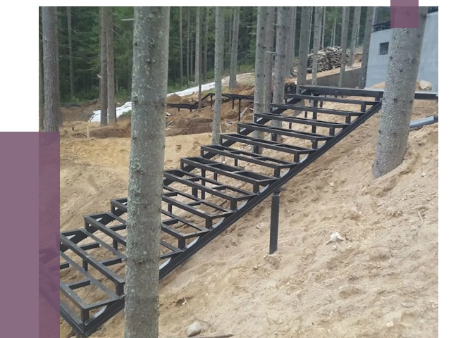 Монтаж металлических лестниц в Северске от 13773 руб. 