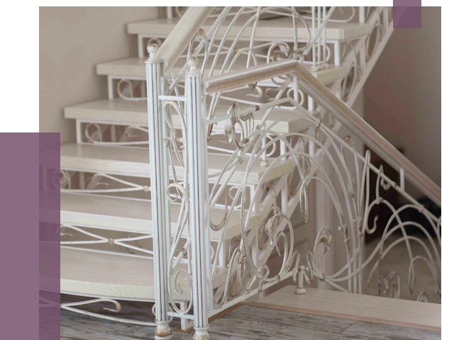 Изготовление кованых лестниц на заказ в Северске от 88358 руб. | ПРОЛЁТ-Свк