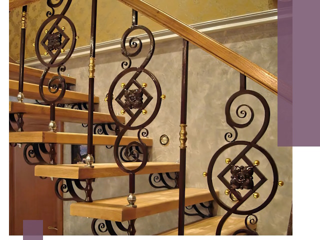 Изготовление кованых лестниц под ключ в Северске