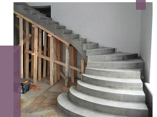 Изготовление бетонных лестниц под ключ в Северске от 20270 руб. | ПРОЛЁТ-Свк