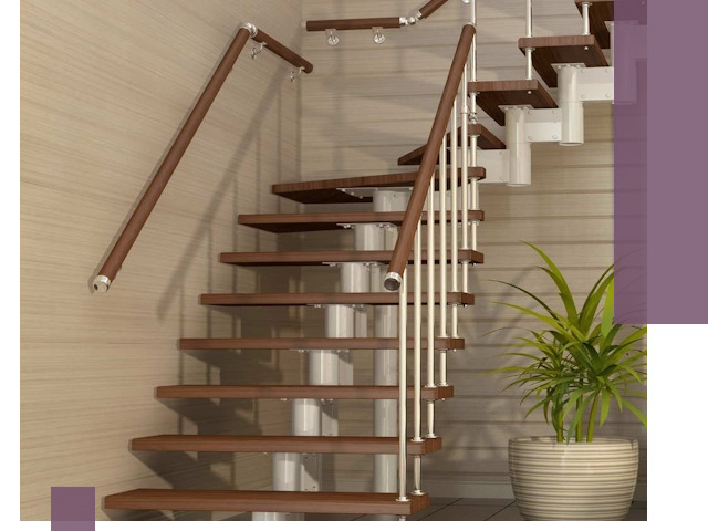 Изготовление модульных лестниц под ключ в Северске