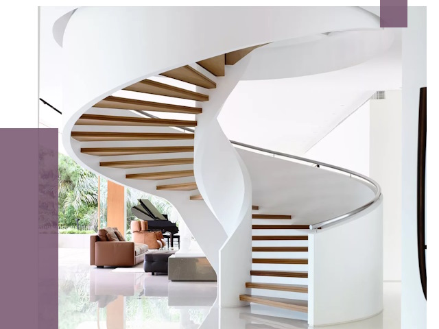 Винтовые лестницы в Северске под ключ от 49376 руб. | ПРОЛЁТ-Свк