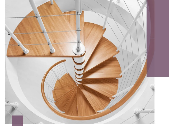 Изготовление винтовых лестниц под ключ в Северске