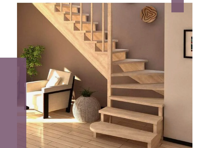 Изготовление Г-образных лестниц в Северске от 19231 руб. 