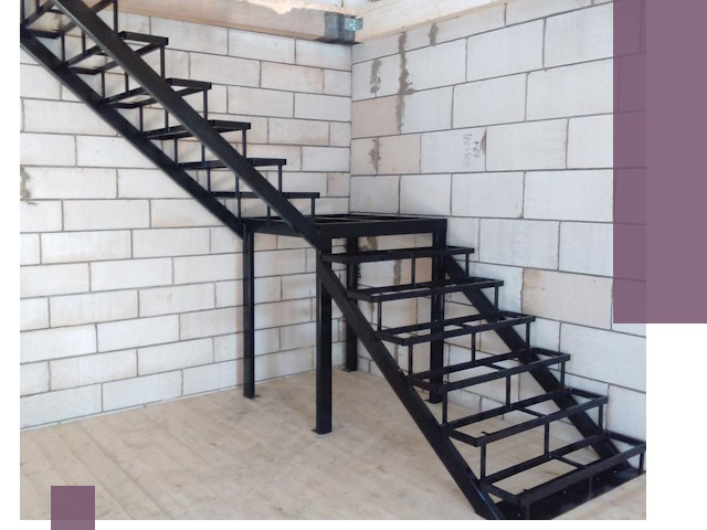 Лестницы на металлокаркасе под ключ в Северске — изготовление и монтаж