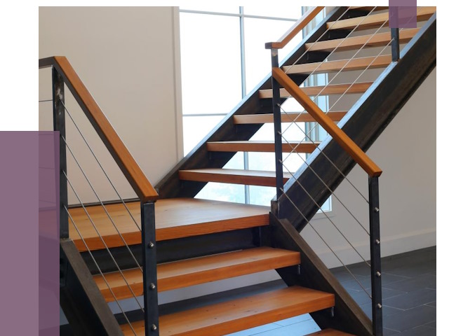 Изготовление лестниц на металлокаркасе в Северске от 19231 руб. | ПРОЛЁТ-Свк