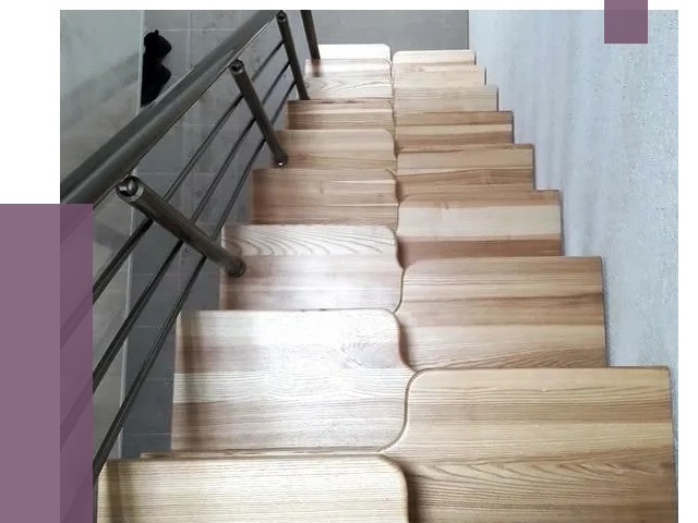 Лестницы гусиный шаг в Северске от 13254 руб. под ключ | ПРОЛЁТ-Свк