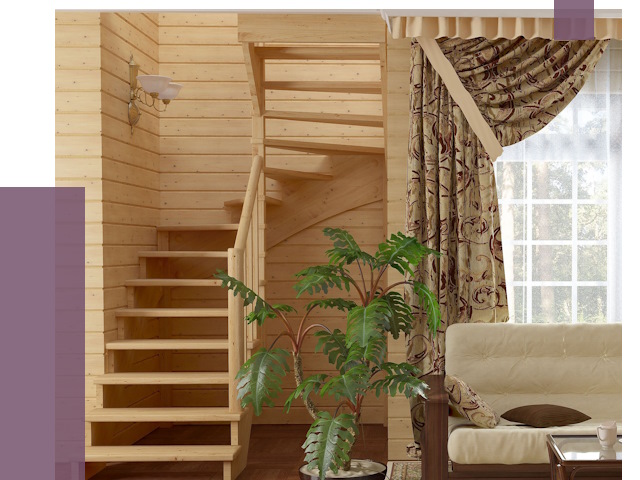 Лестницы для дачи в Северске от 77183 руб.  | ПРОЛЁТ-Свк