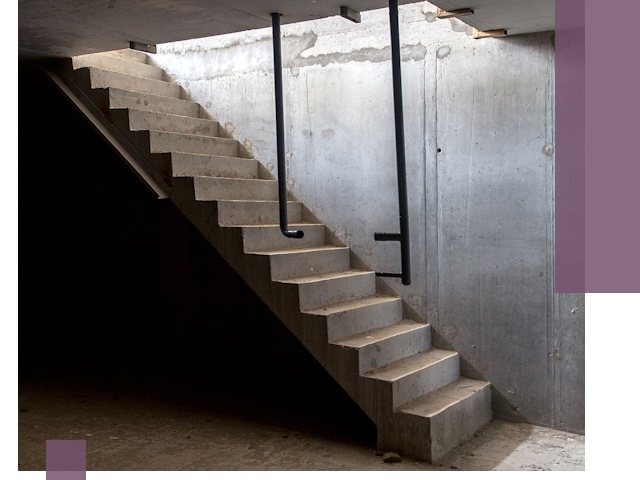 Изготовление и монтаж лестниц в подвале в Северске