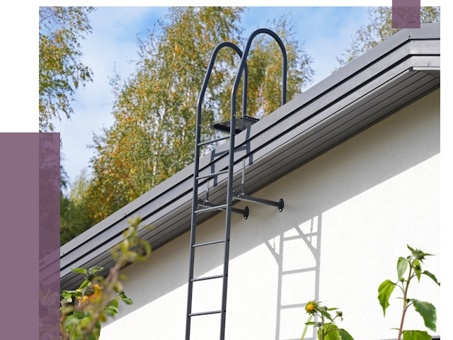 Лестницы на крышу в Северске от 19439 руб. — монтаж и монтаж ПРОЛЁТ-Свк