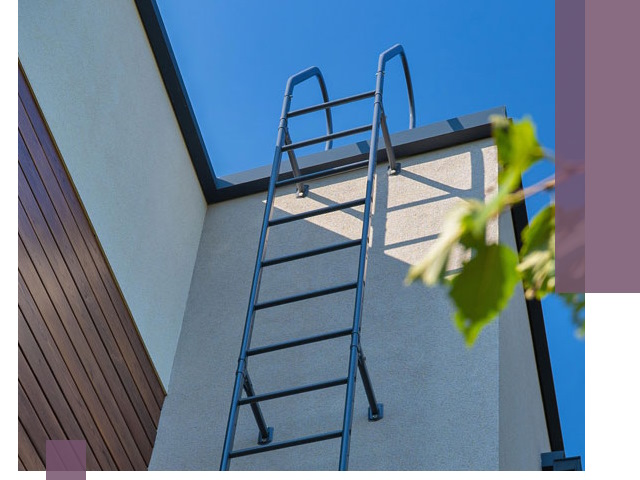Лестницы на крышу в Северске — изготовление, монтаж, демонтаж