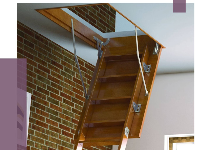 Установка чердачной лестницы в Северске от 7952 руб. | ПРОЛЁТ-Свк