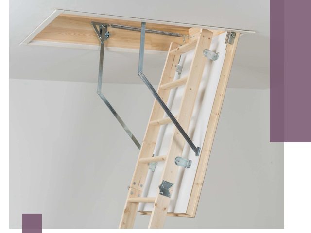 Установка чердачной лестницы под ключ в Северске