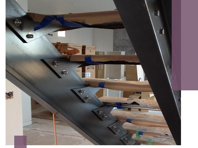 Усиление лестничных конструкций и усиление опор в Северске