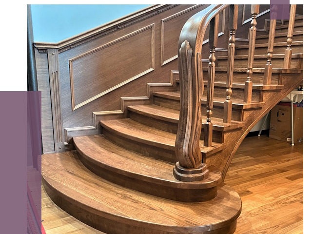 Дубовые лестницы под ключ в Северске от 179314 руб. — ПРОЛЁТ-Свк