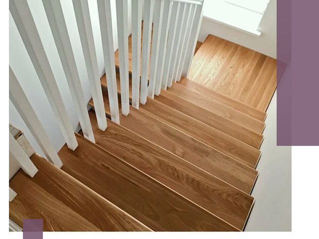 Лестницы из бука в Северске: изготовление, монтаж и демонтаж