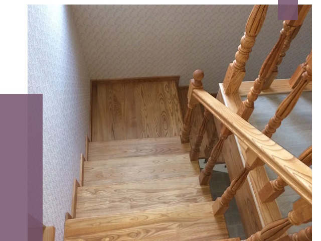 Сосновые лестницы в Северске под ключ от 8212 руб.  | ПРОЛЁТ-Свк