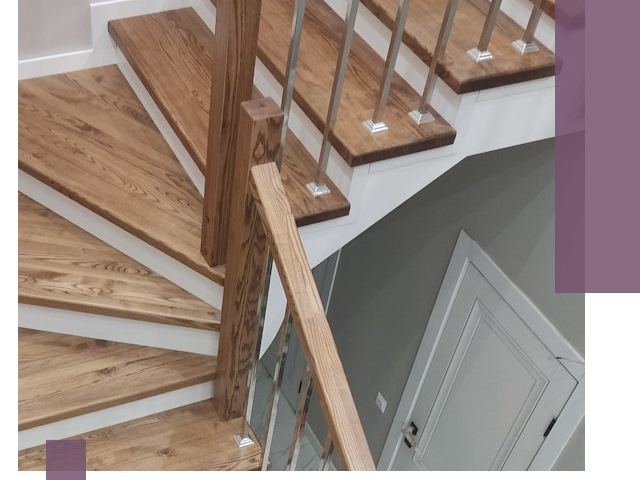 Обшивка металлических лестниц под ключ в Северске