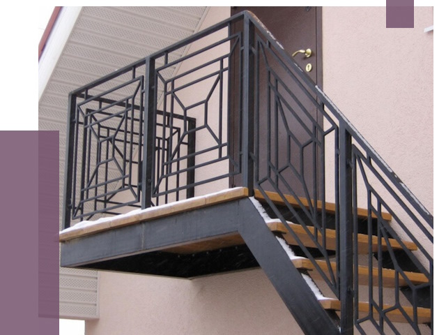 Металлические перила в Северске от 4366 руб.  | ПРОЛЁТ-Свк