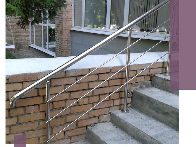 Перила из нержавеющей стали высокого качества в Северске