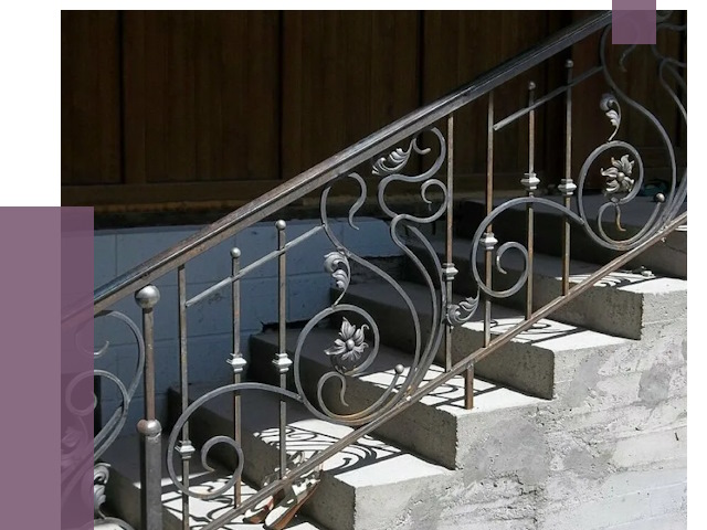 Кованые перила в Северске от 8836 руб. под ключ — качество от ПРОЛЁТ-Свк