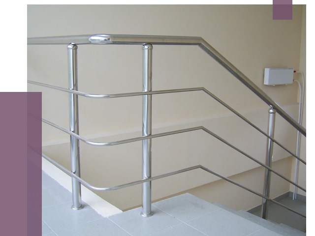 Алюминиевые перила в Северске от 6445 руб. под ключ | ПРОЛЁТ-Свк