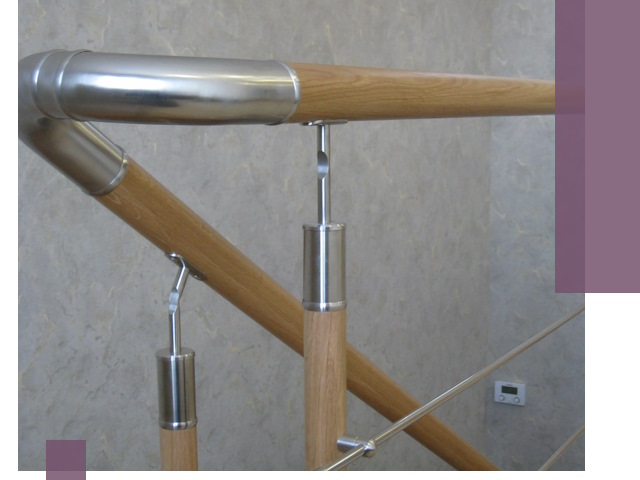 Комбинированные перила на заказ в Северске — монтаж и производство