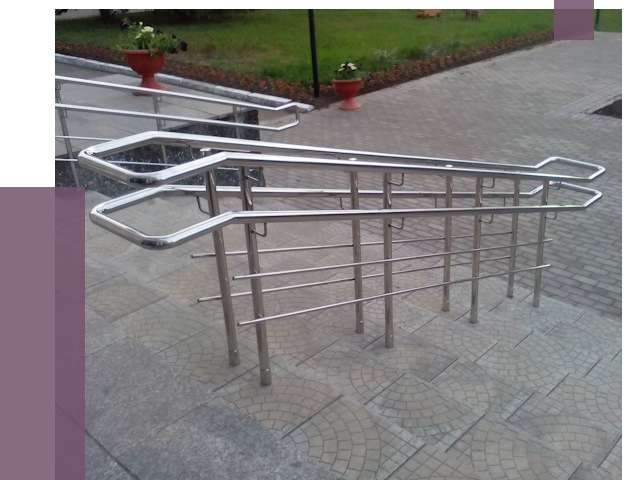 Перила для инвалидов в Северске от 7713 руб. под ключ | ПРОЛЁТ-Свк