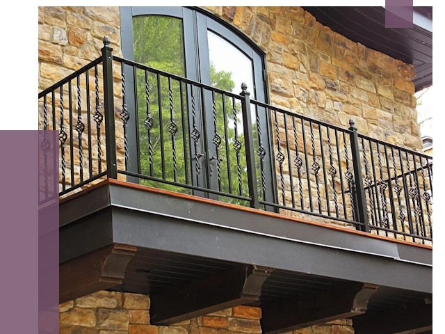 Балконные ограждения в Северске от 8160 руб. — купить | ПРОЛЁТ-Свк