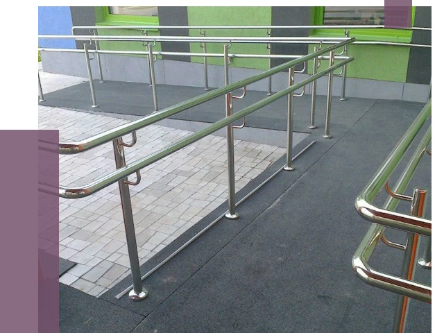 Ограждения пандусов в Северске от 4418 руб. монтаж | ПРОЛЁТ-Свк