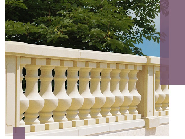 Установка балюстрады в Северске: изготовление и монтаж под ключ