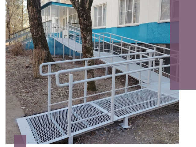 Пандусы под ключ в Северске: изготовление, монтаж и демонтаж