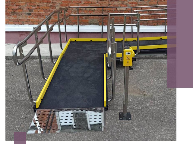 Изготовление наклонных пандусов для инвалидов в Северске