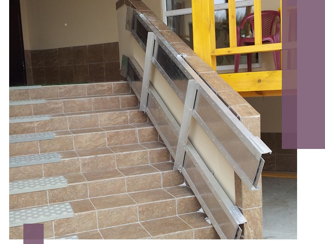 Откидные пандусы под ключ в Северске — монтаж и демонтаж