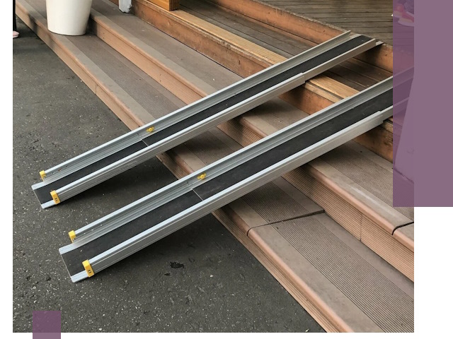 Телескопические пандусы под ключ в Северске — изготовление и монтаж