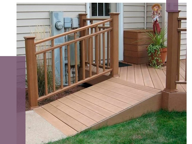 Пандус на крыльцо в Северске под ключ от 7900 руб.