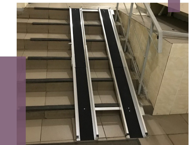 Установка пандуса в подъезд в Северске от 8108 руб. под ключ | ПРОЛЁТ-Свк