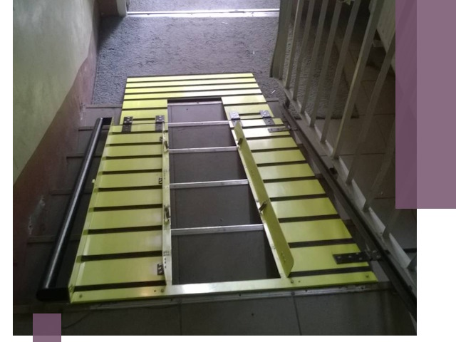 Профессиональный монтаж пандуса в подъезд в Северске