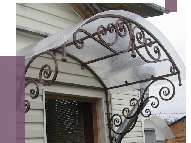 Изготовление козырьков в Северске от 7484 руб. — заказать | ПРОЛЁТ-Свк