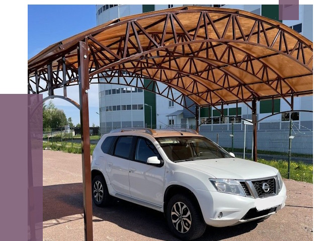 Недорогие навесы в Северске от 43659 руб. | ПРОЛЁТ-Свк