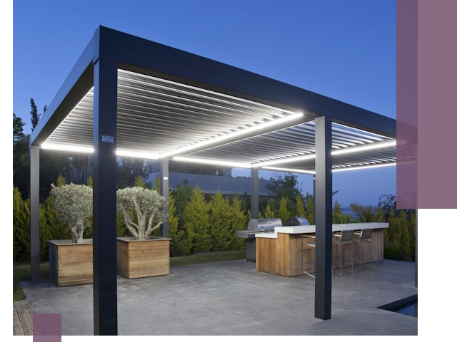 Навесы отдельно стоящие под ключ в Северске из металла и поликарбоната