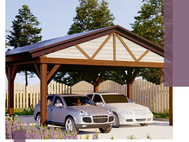 Навесы для автомобиля в Северске — изготовление и монтаж