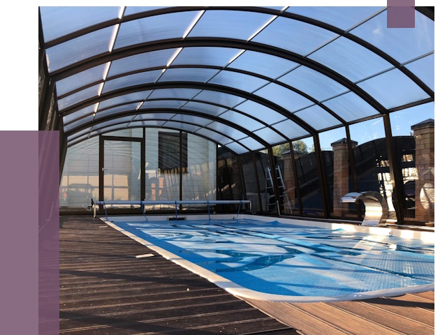 Навесы для бассейна в Северске от 17048 руб. под ключ | ПРОЛЁТ-Свк