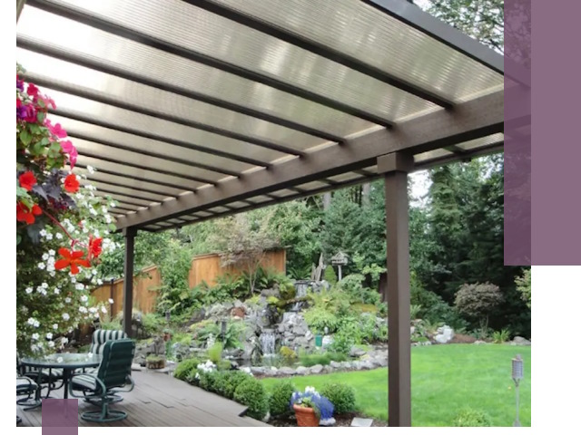 Навесы из поликарбоната под ключ в Северске быстро и надёжно