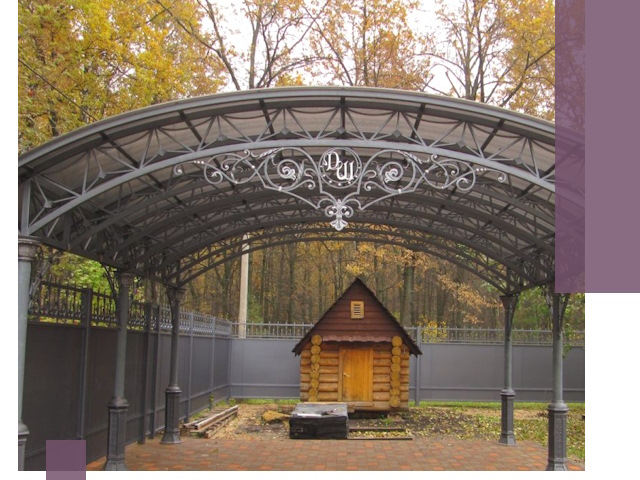 Кованые навесы премиум-класса под заказ в Северске