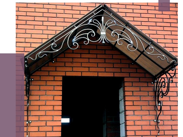 Металлические козырьки в Северске от 10863 руб. 